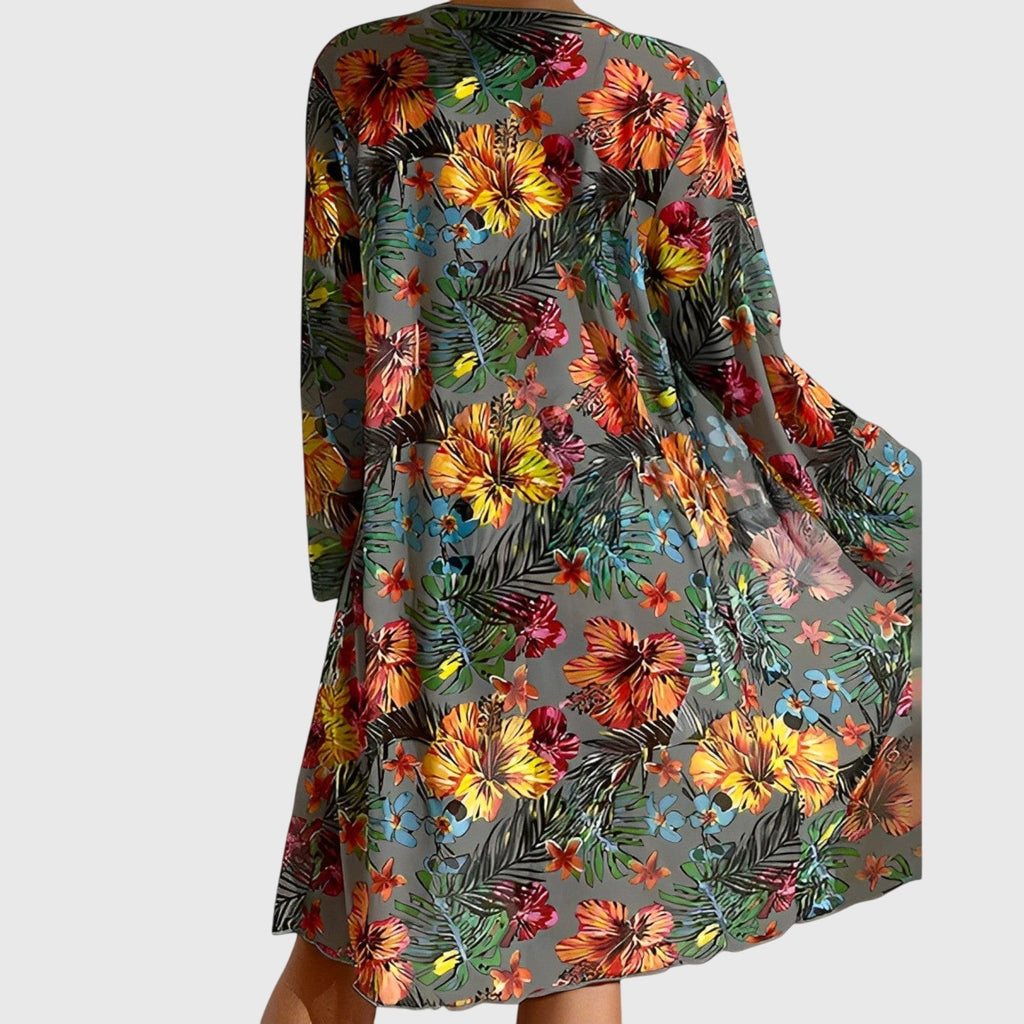 Isabel | Conjunto de Bikini Estampado de Impresión Tropical para Mujer
