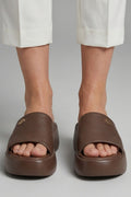 Aitana | Zapatillas Plataforma Sin Cordones Mujer Punta Abierta