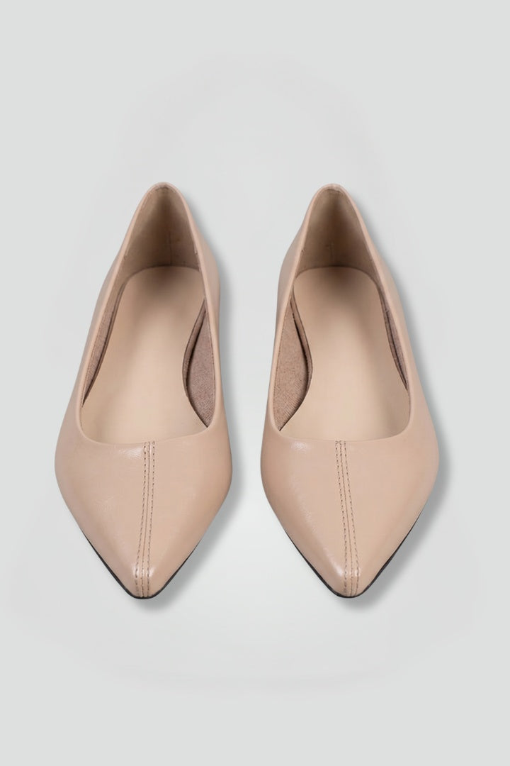Amaia | Bailarinas de Cuero Punta Fina Mujer Slip-On