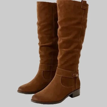Candela | Botas de Ante Caña Alta Mujer de Invierno