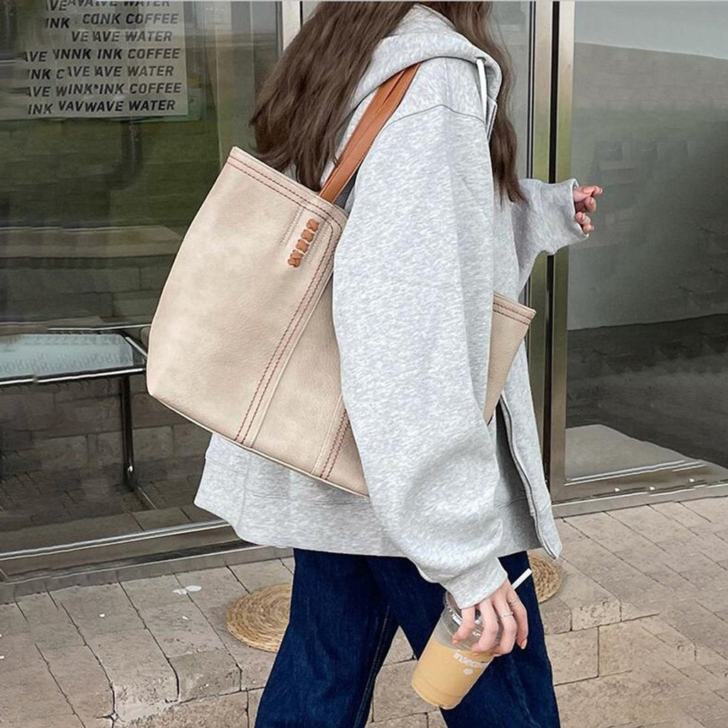 Carla | Tote Bag de Cuero Sintético Mujer Shopper Grande