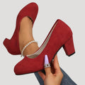 Carmen | Zapatos de Tacón Bajo Mujer Punta Cerrada