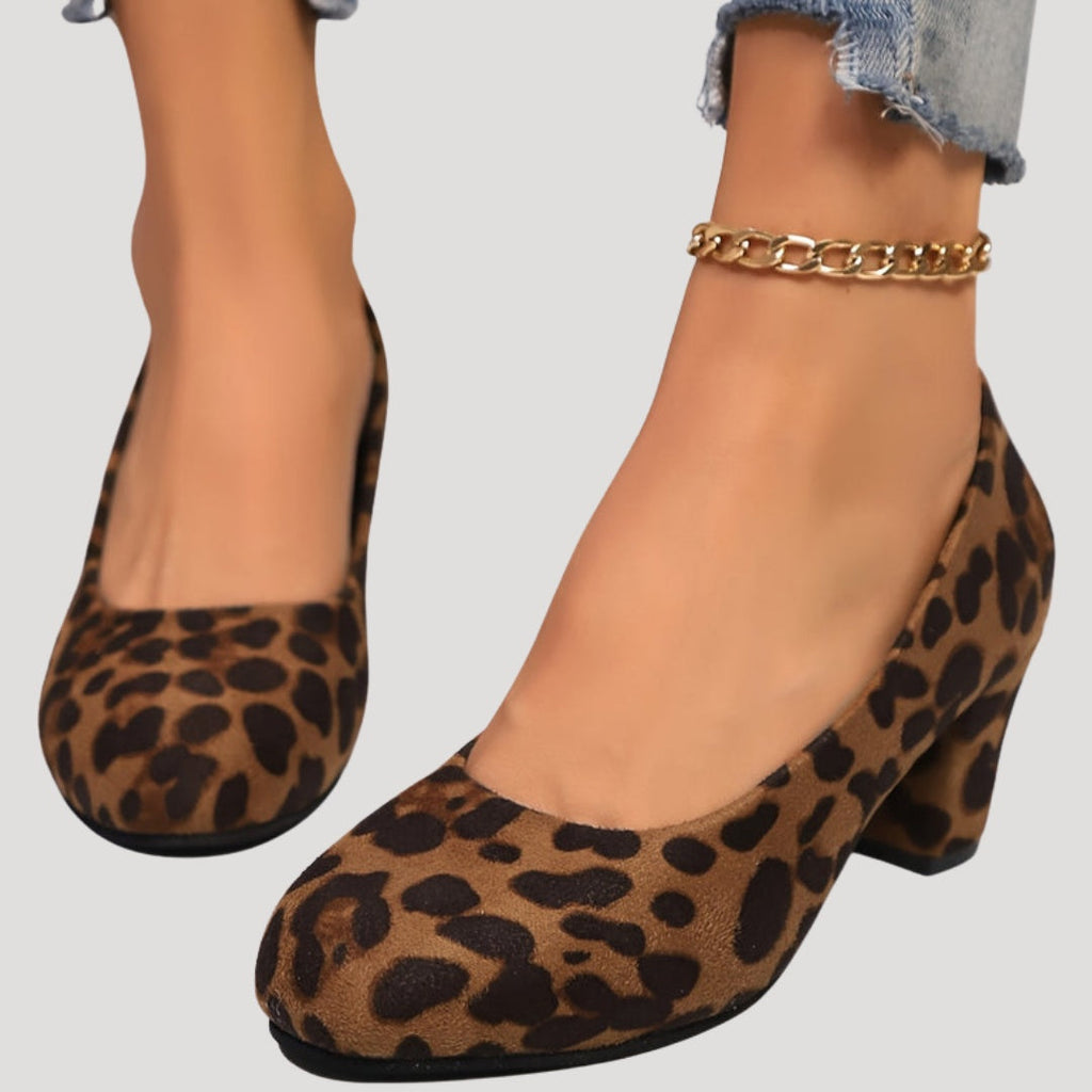 Carmen | Zapatos de Tacón Bajo Mujer Punta Cerrada