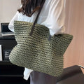 Catalina | Bolso de Paja Trenzado Grande Mujer Playa