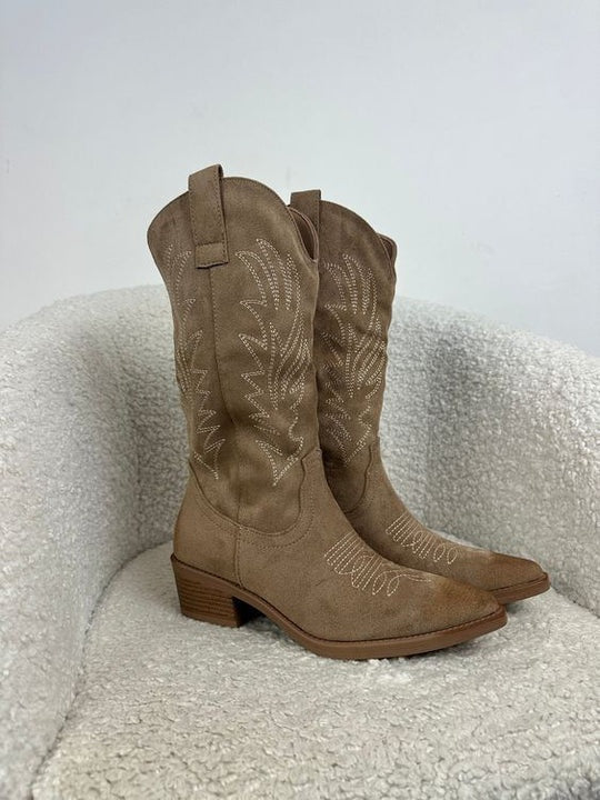 Cayetana | Cowboy Boots Mujer Caña Alta Bordadas