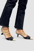 Dolores | Zapatos Destalonados de Tacón Bajo Mujer Punta