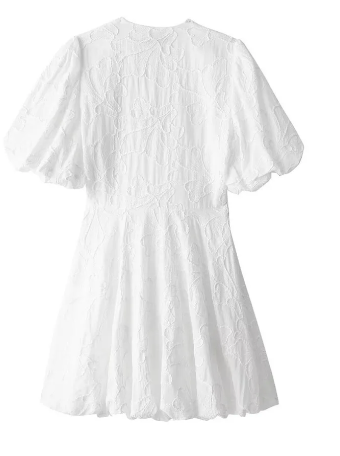 Esther | Vestido Corto de Verano con Volantes Mujer Bordado