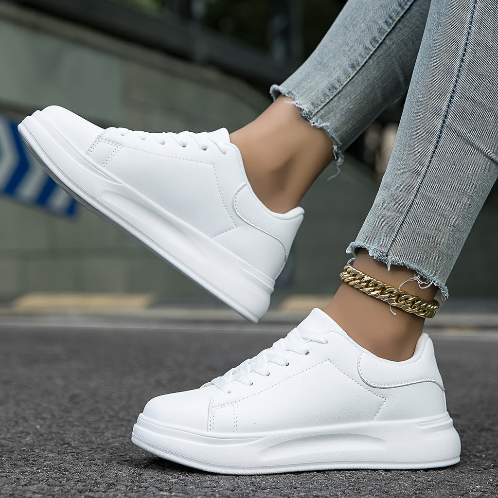 Esther | Zapatillas Casual Plataforma Mujer Cordones