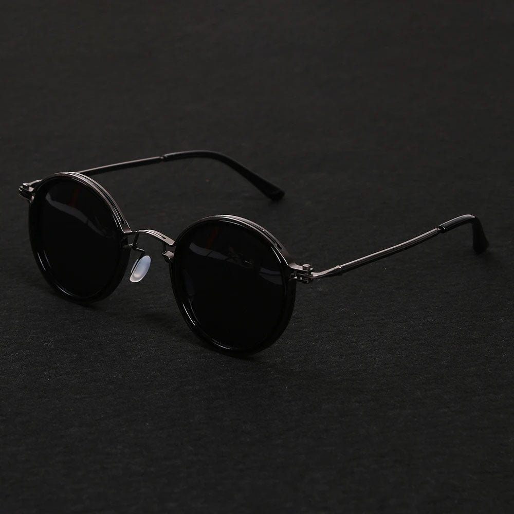 Leticia | Gafas de Sol Redondas Mujer Patillas Doradas