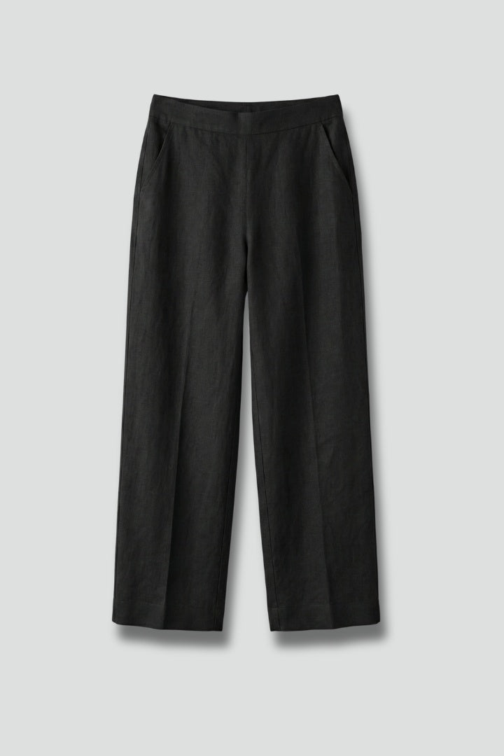 Gloria | Pantalón Palazzo de Cintura Elástica Mujer Bolsillos