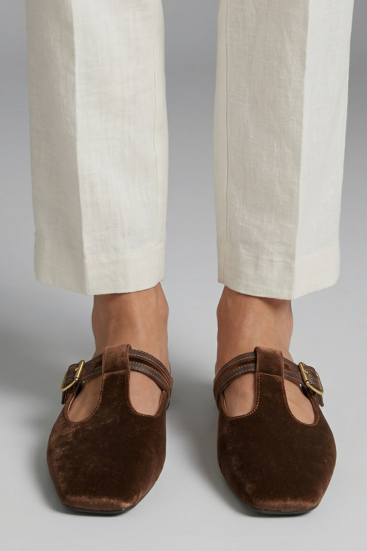 Izaro | Zapatos Mary Jane Destalonados Mujer Punta Cuadrada