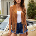 Leire | Chaleco de Ante con Flecos Mujer Estilo Western