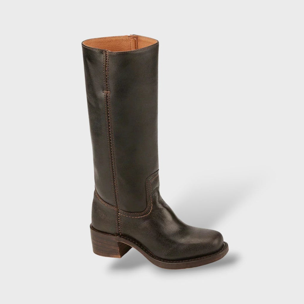 Lola | Botas Camperas de Piel Mujer Caña Alta