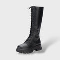 Montserrat | Botas Militares con Cordones Mujer Caña Alta Plataforma