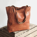 Pilar | Tote Bag de Cuero Mujer Bolso Shopper Grande