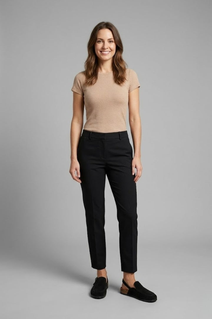 Raquel | Mules Slingback de Ante Mujer Sin Cordones Suela Corcho