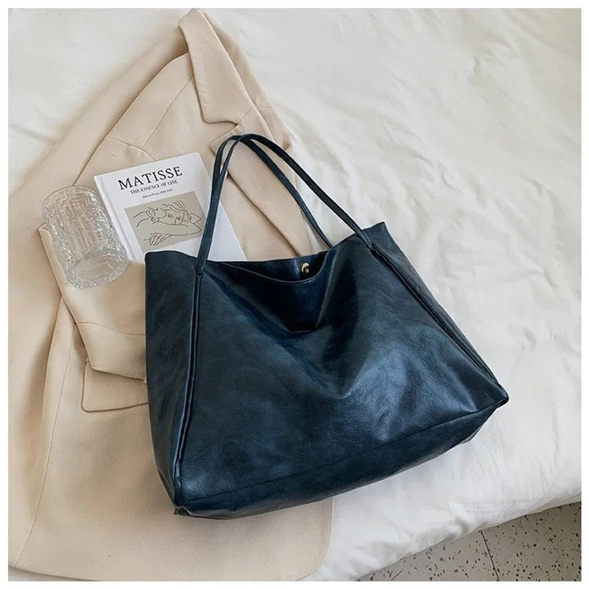 Rebeca | Tote Bag de Piel Sintética Grande Mujer Shopper