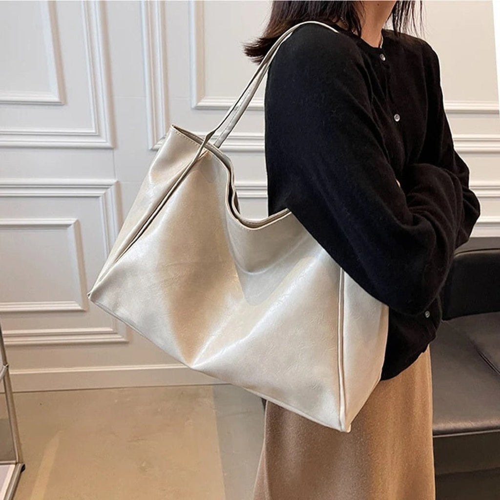 Rebeca | Tote Bag de Piel Sintética Grande Mujer Shopper