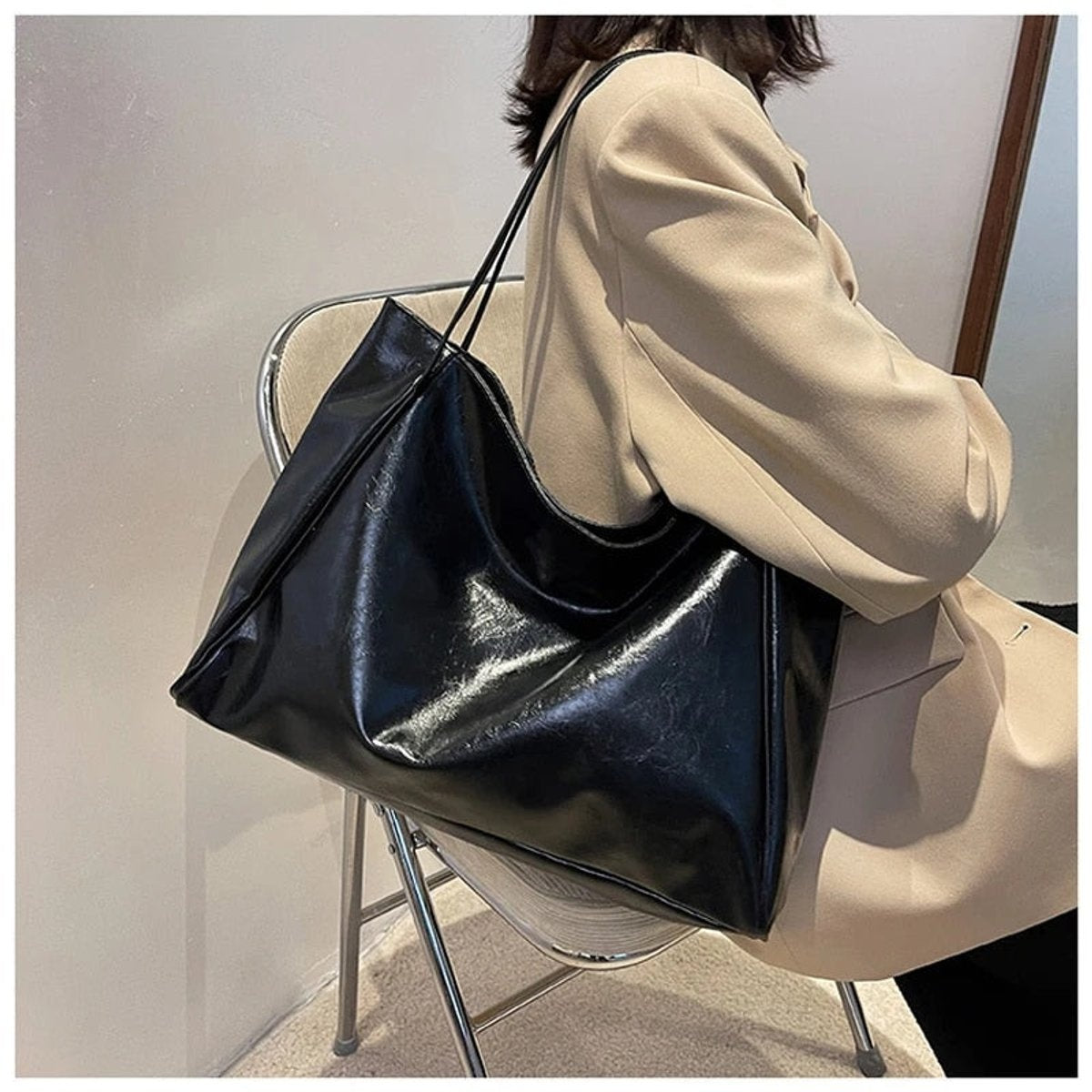 Rebeca | Tote Bag de Piel Sintética Grande Mujer Shopper