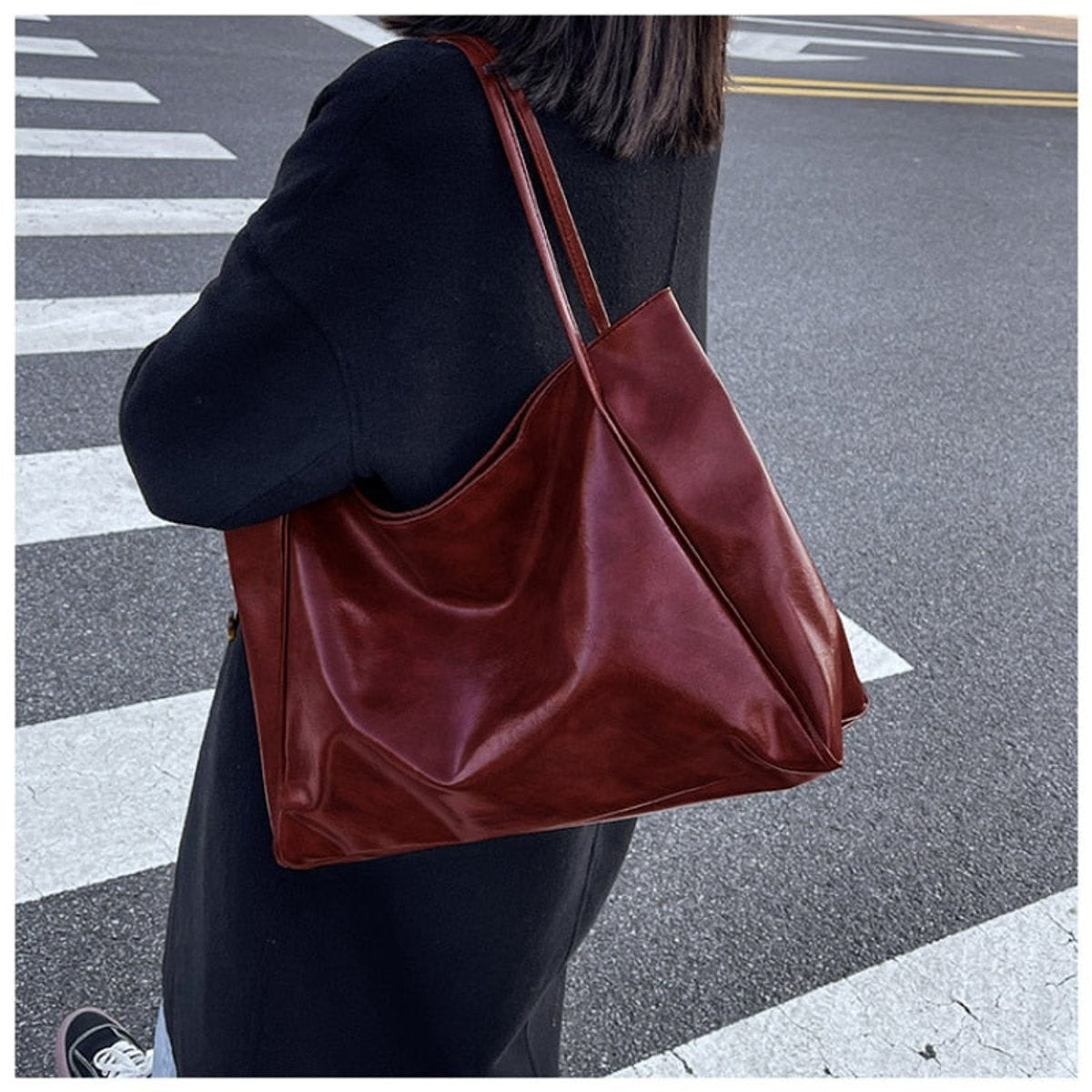 Rebeca | Tote Bag de Piel Sintética Grande Mujer Shopper