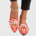 Remedios | Mocasines Estampados Mujer Punta Alargada