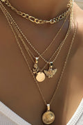Uxía | Conjunto de Collares Superpuestos Mujer Colgantes Dorados