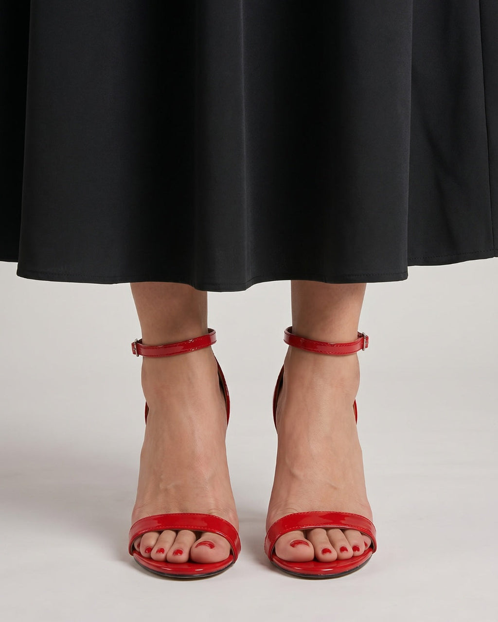 Valeria | Sandalias de Tacón Alto Stiletto Mujer Tira al Tobillo