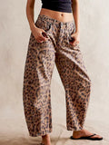 Alicia | Vaqueros Wide Leg Estampado Animal Mujer