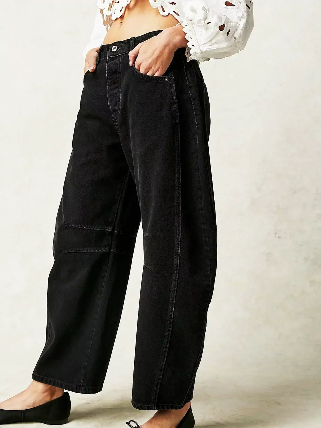 Alicia | Vaqueros Wide Leg Estampado Animal Mujer