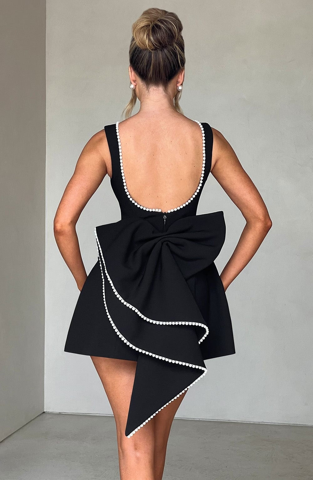Esperanza | Vestido Corto de Cóctel Mujer Sin Mangas Escote Redondo