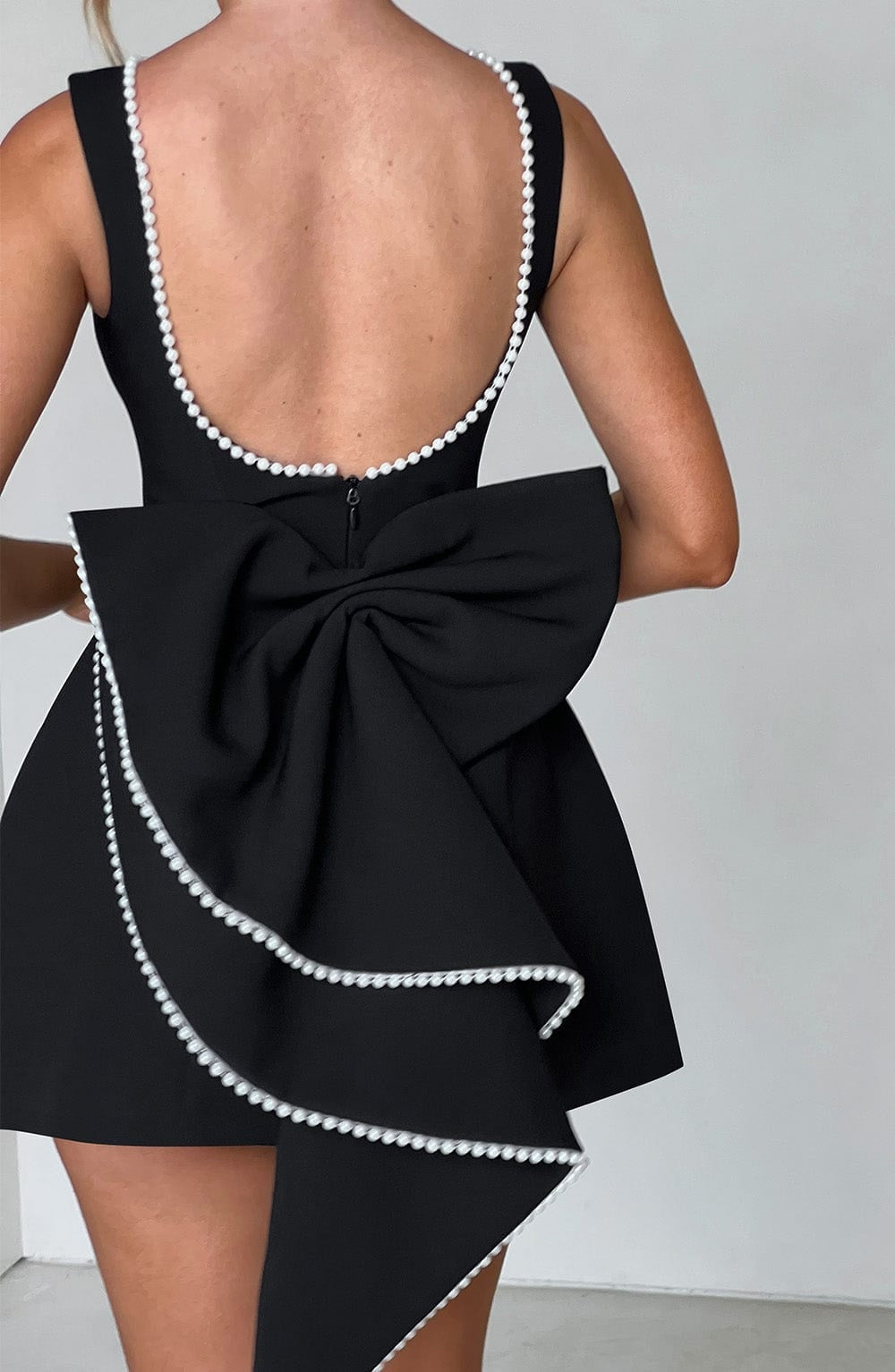 Esperanza | Vestido Corto de Cóctel Mujer Sin Mangas Escote Redondo