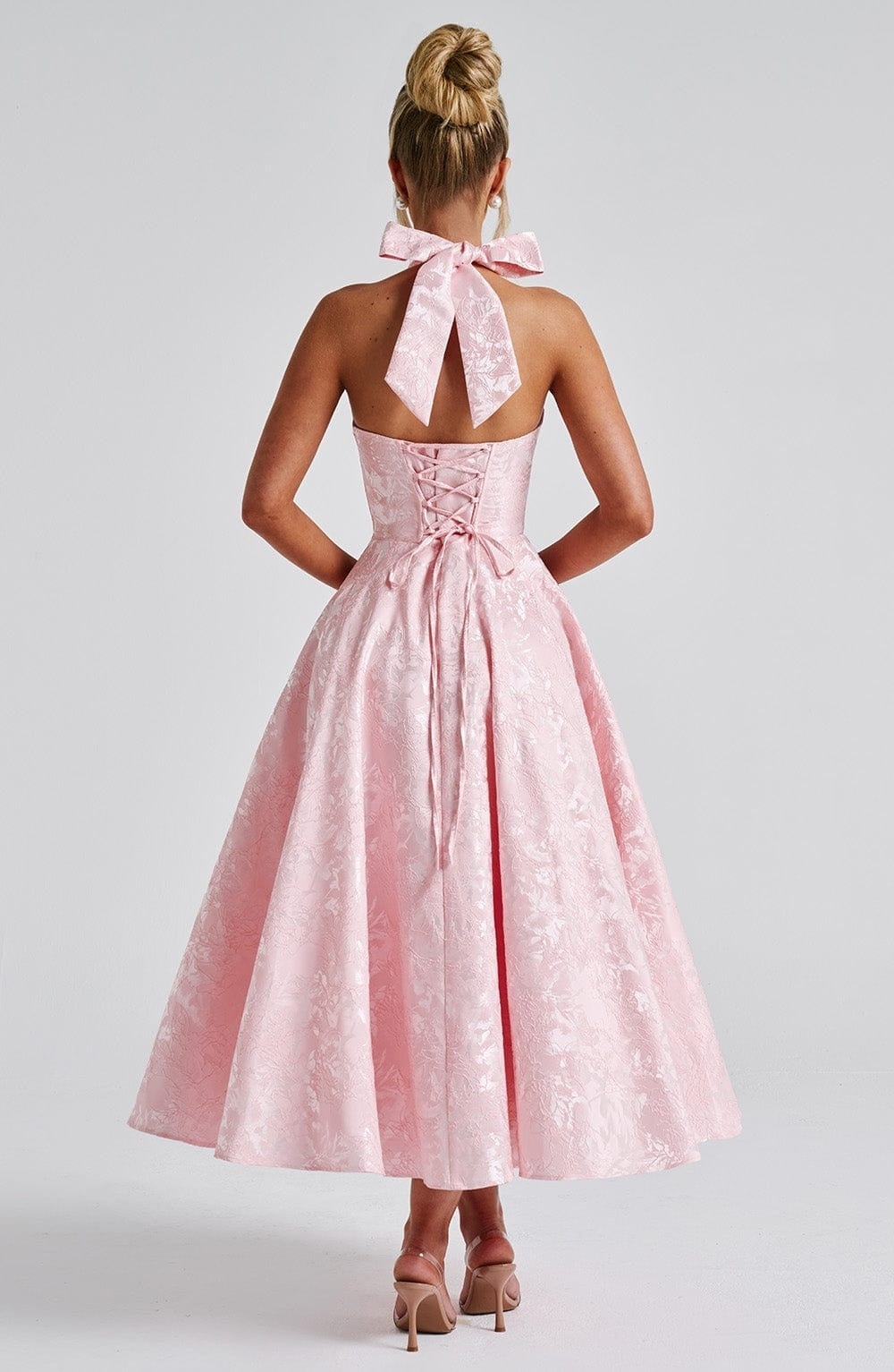 Sofía | Vestido Largo de Fiesta Halter Mujer Escote Profundo