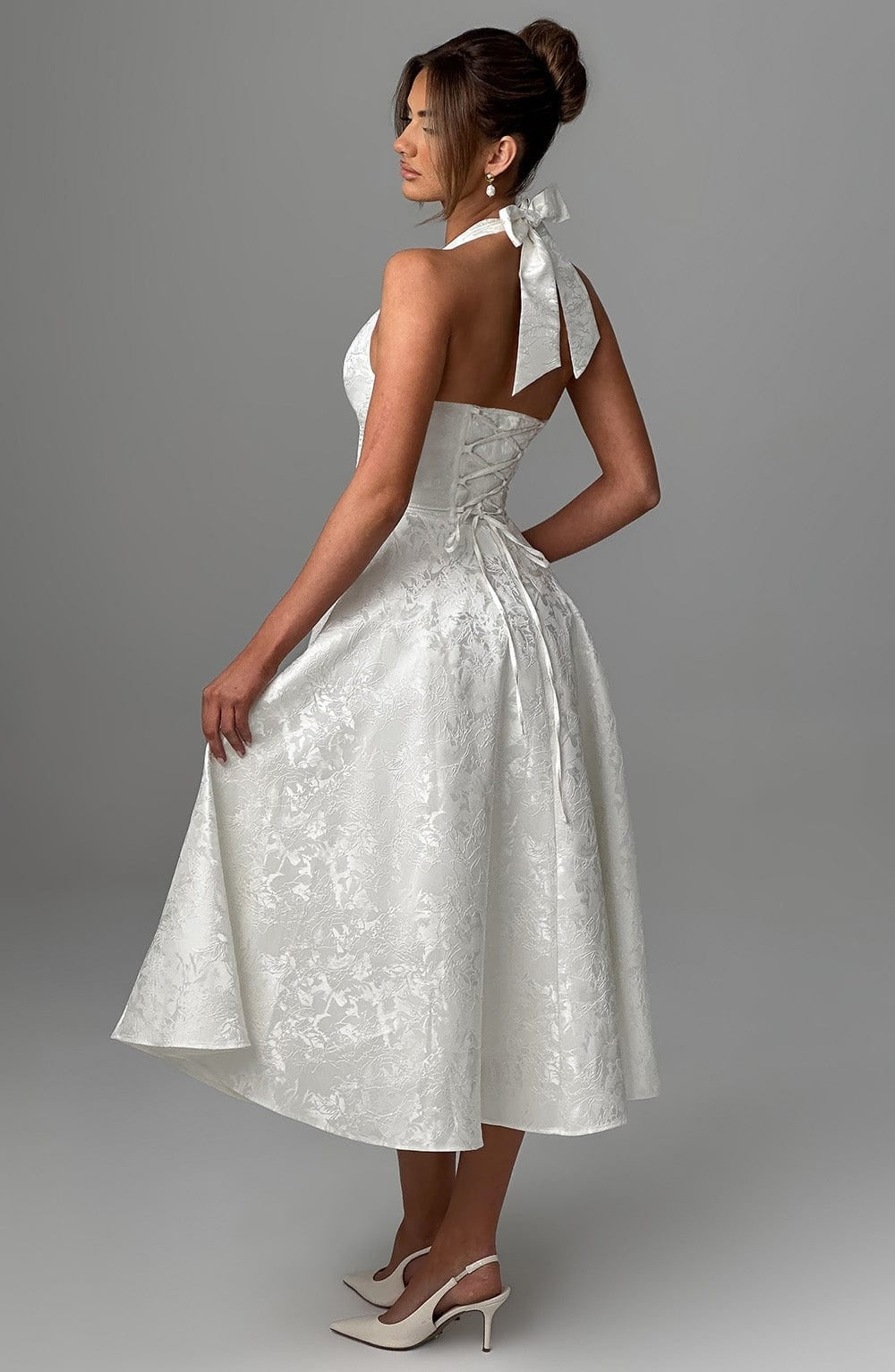 Sofía | Vestido Largo de Fiesta Halter Mujer Escote Profundo